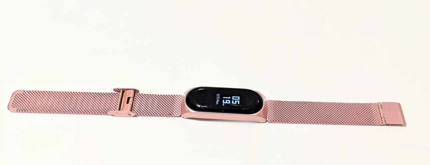 Rose Gold Mesh band for the MiBand3