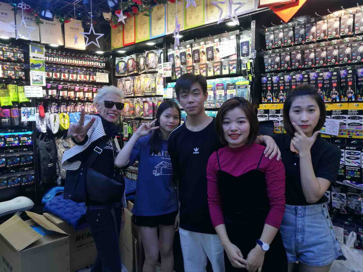 Me in the SEG market in China!